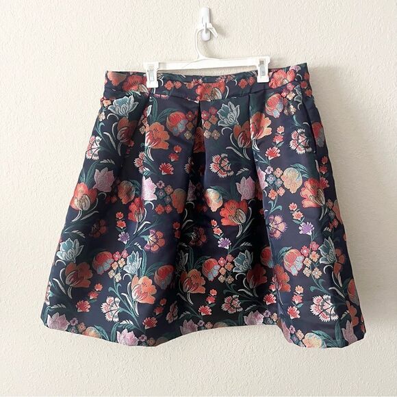 NWT ModCloth Winsome Encounter A Line Floral Skirt Women’s Size 16W Pockets - Picture 5 of 9
